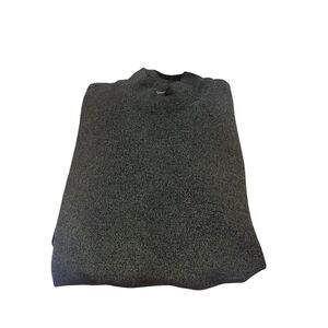 Italian Merino Wool‎ Sweater Roberto Villini Dark Green/Black  Size XXL Crewneck